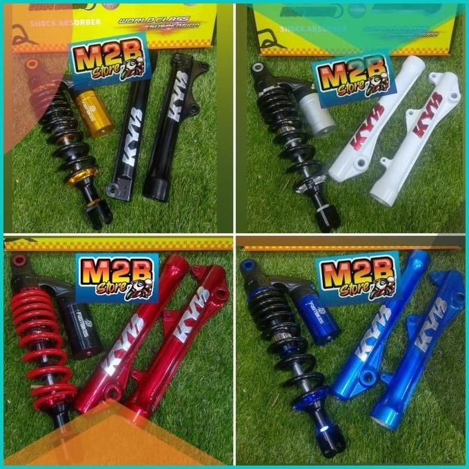 Bottom Shock Depan & Belakang Vario 125 150 Beat Street fi esp Genio 1