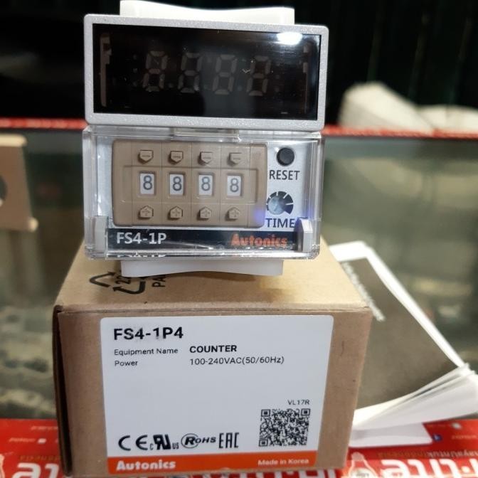 COUNTER FS4-1P4 AUTONICS 100-240VAC MURAH