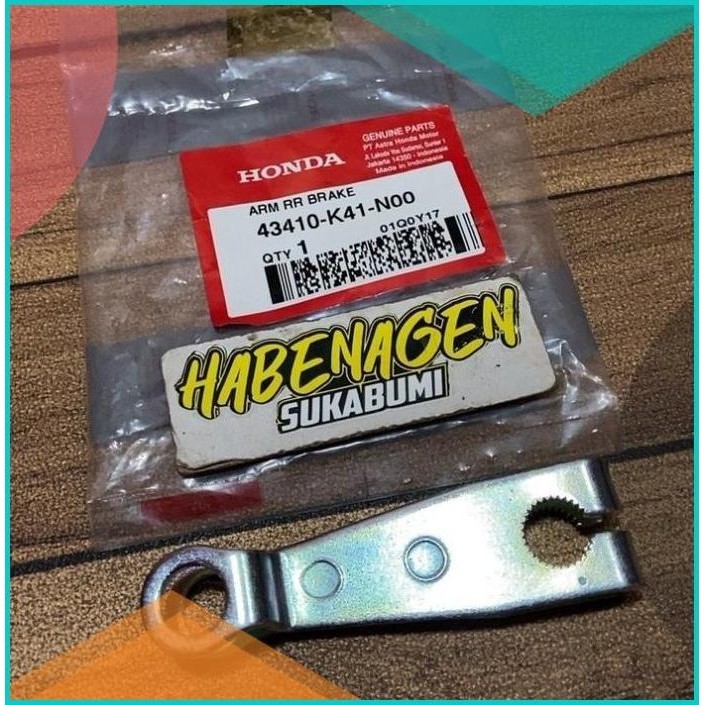 tuas paha pengungkit rem arm belakang honda supra x 125 fi new ORI AHM