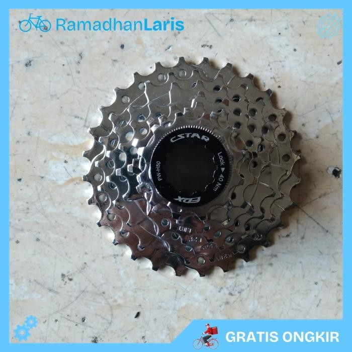 SPROCKET/FREEWHEEL CSTAR 7SPEED/7 SPEED FW-H50 12-28T SILVER CASSETTE TERMURAH