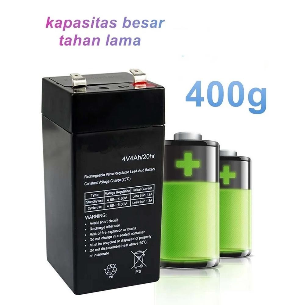BATERAI AKI 4V 4AH / BATERAI TIMBANGAN DIGITAL AKI MOTOR | BATERAI TIMBANGAN DIGITAL - BATERAI LAMPU