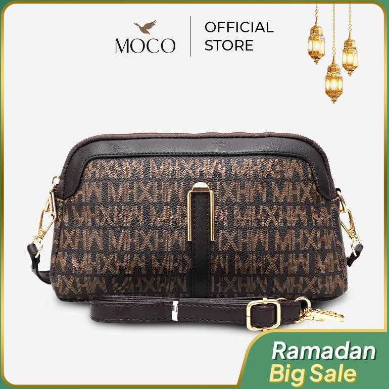 MOCO FASHION TAS SLING BAG KULIAH KULIT GERIGI A026 GASS