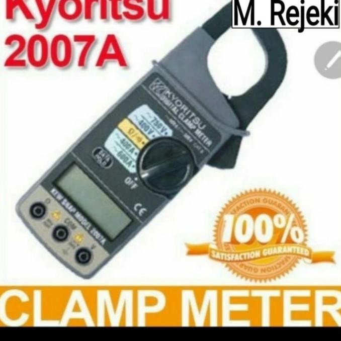 Ready Stock Kyoritsu 2007A Tang Ampere Digital Clamp Meter Kyoritsu 2007 A Ori