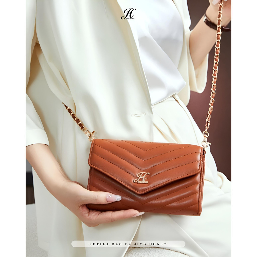 Promo Mega Sale 4.4 // Jims Honey Tas Selempang Kulit Terbaru 2023 Wanita Sheila Bag