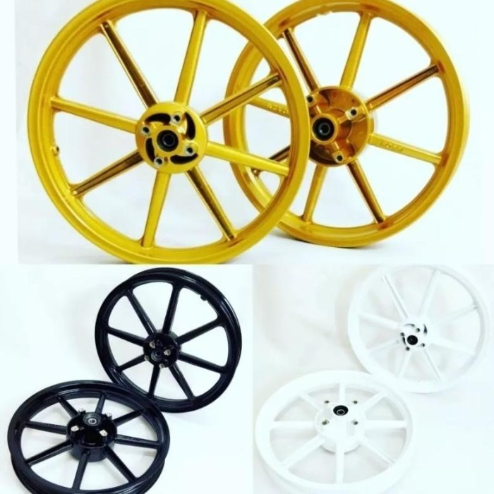 (ENSHOP) VELG RACING ROSSI PALANG 8 GOLD BUAT MOTOR NINJA 150 R/NINJA