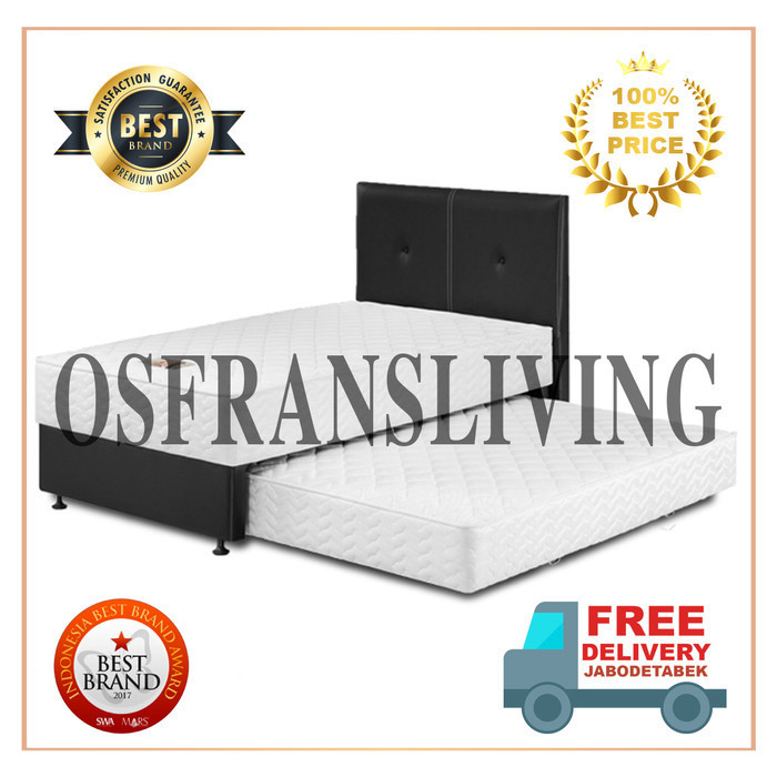 Guhdo Springbed 2 In 1 Standard - 120X200- Hanya Kasur Sorong Bawah