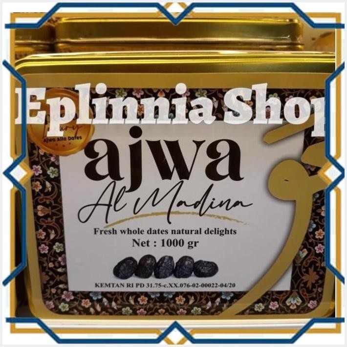 

[EPL] AJWA AL MADINAH FRESH WHOLE DATES NATURAL DELIGHTS 1 KG - KURMA AJWA