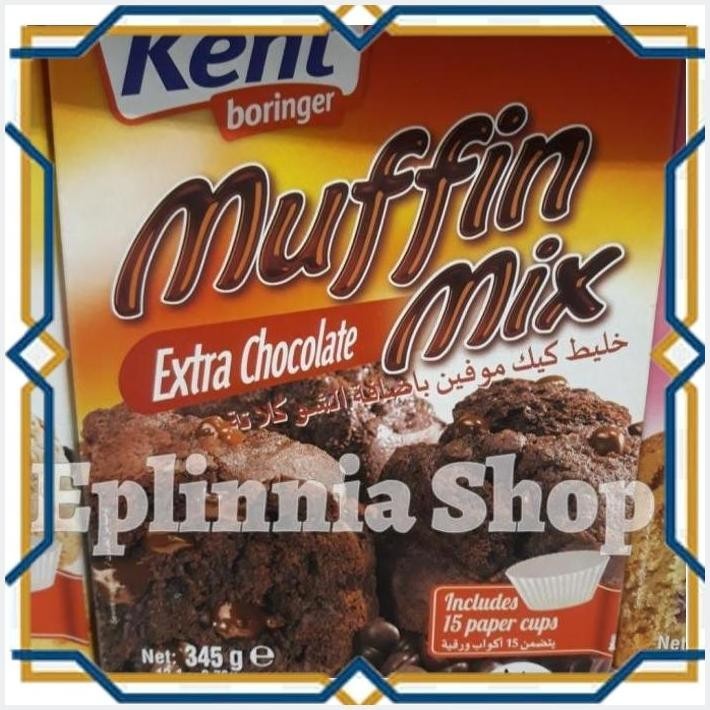 

[EPL] KENT BORINGER MUFFIN MIX EXTRA CHOCOLATE 345 GR - TEPUNG KUE