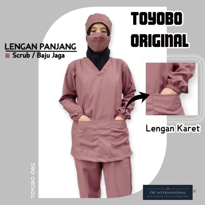 BAJU OK LENGAN PANJANG KARET / BAJU OKA / BAJU JAGA / Toyobo ORIGINAL - XS, Milo