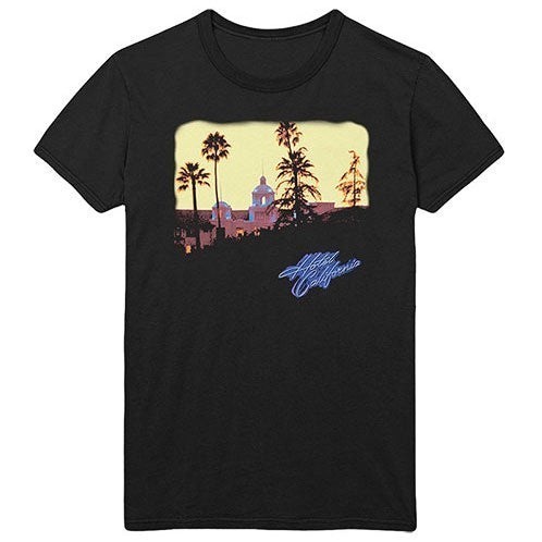 Hot sale California Official Merchandise EAGLES Hotel Band T-Shirt  Adult clothes