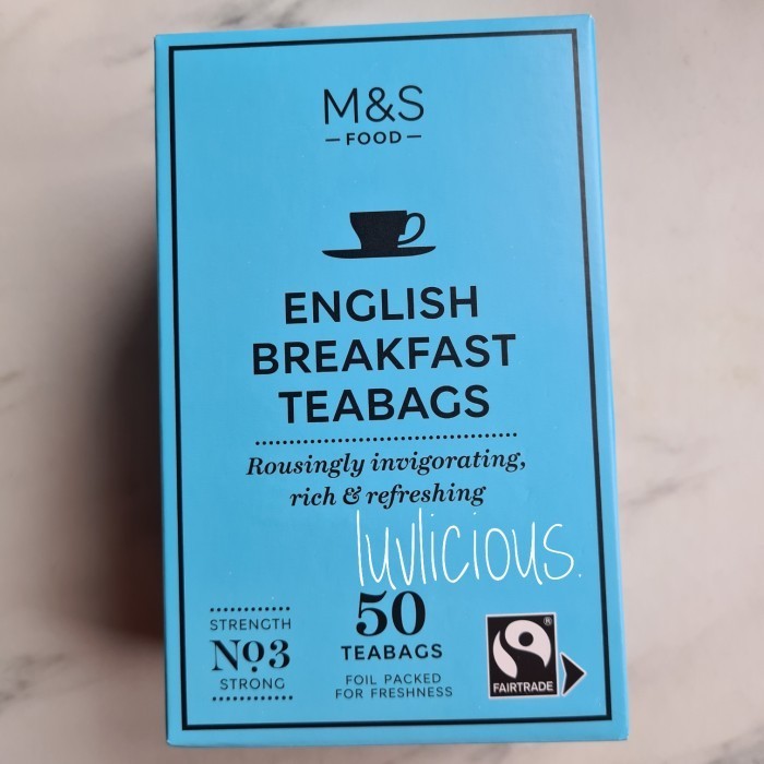 

M&S Mark Marks & And Scer English Breakfast Teabags Tea Teh Celup