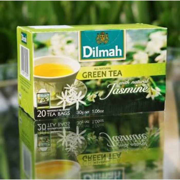

Dilmah All Natural Green Tea With Jasne Teh Hijau Celup