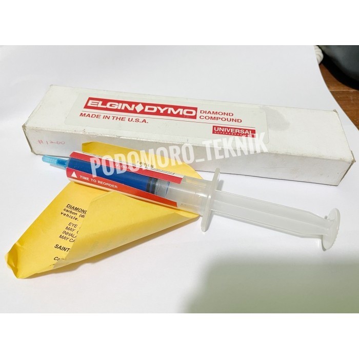 

Cabina Elgin Dymo Diamond Compound Made In Usa Grade 1200 Grade #15 18Gr