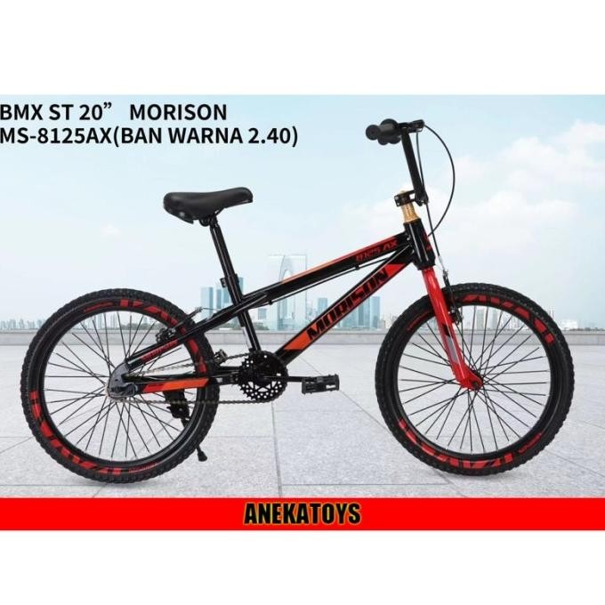 Sepeda Anak Bmx Morison Ms8125 Ax Ban Warna 20X2.40 Inch Amandajoel