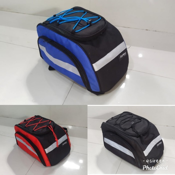 Tas Jok Motor Tas Motor Touring Side Bag Dilengkapi Raincover
