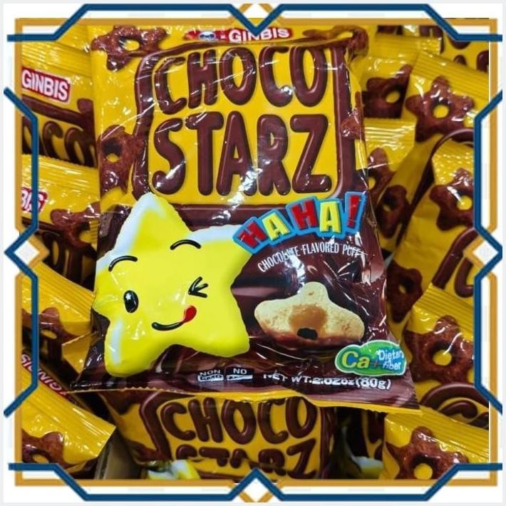 

[LDY] GINBIS CHOCO STARZ 80GR MAKANAN RINGAN RASA COKELAT