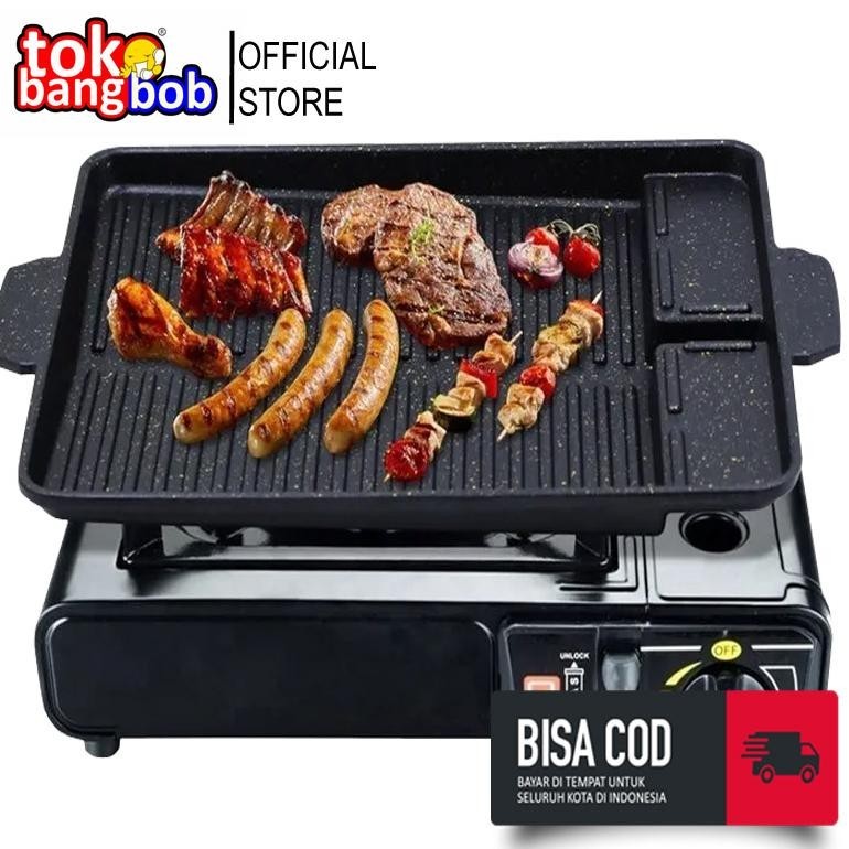 Grill Pan Yakiniku KOREAN BBQ Grill / panggangan KOREAN BBQ Grill Anti Lengket