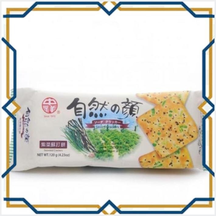 

[LDY] CHUNG HSIANG SAVORY CRACKERS 120GR BISKUIT SEAWEED