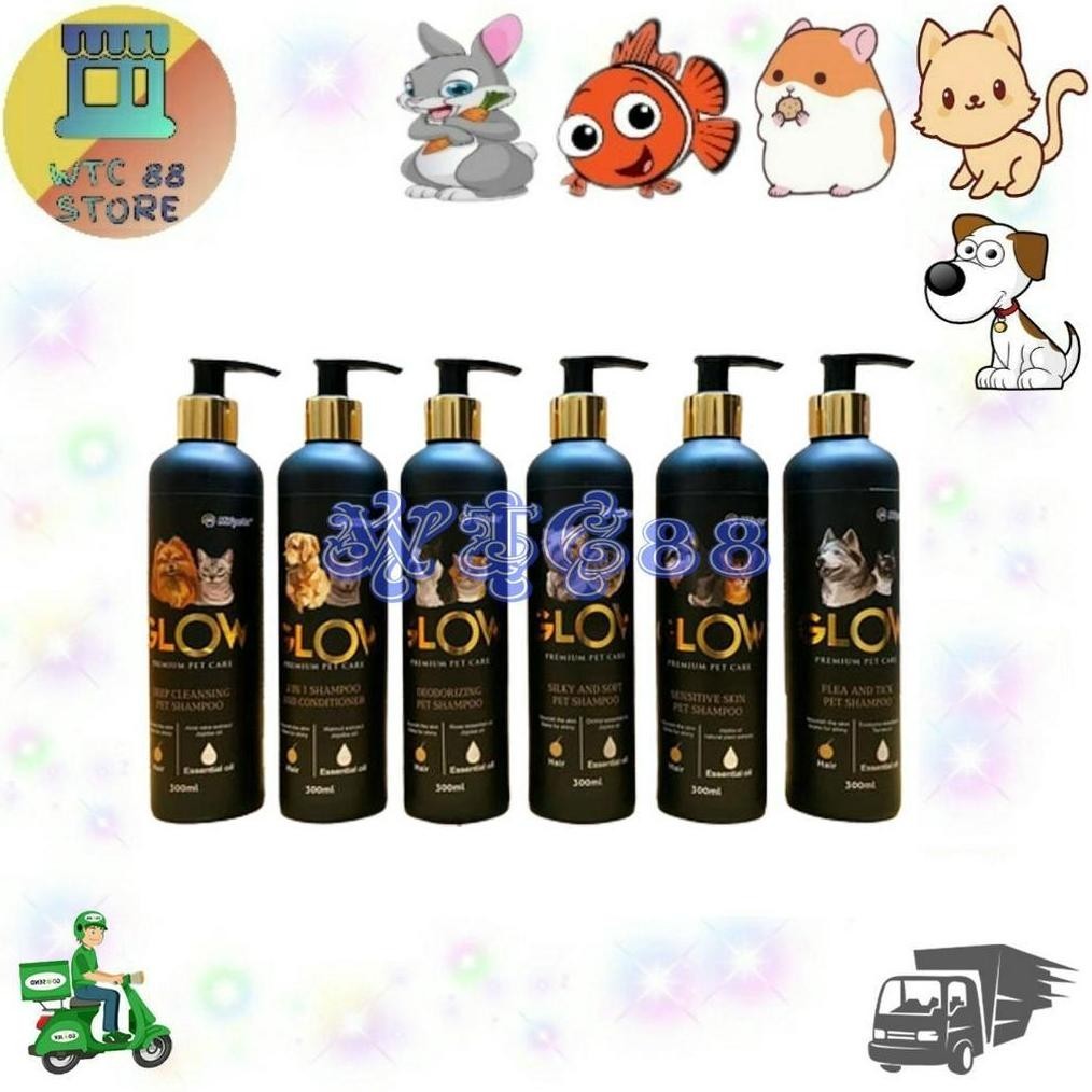 Shampoo Pet Glow 300Ml Shampo Premium Kucing Anjing
