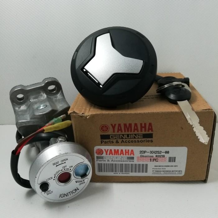 KUNCI KONTAK + TUTUP TANGKI NMAX 155 KUNCI ORI YAMAHA