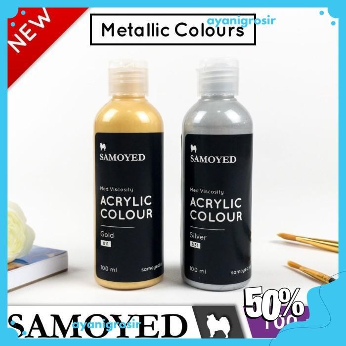 

CAT LUKIS AKRILIK / ACRYLIC PAINT / COLOURS 100 ML SAMOYED ACP-M100 A BEST SELLER