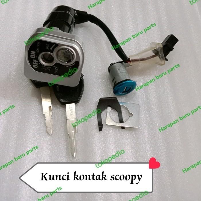 KUNCI KONTAK SCOOPY / KUNCI KONTAK ASSY SET SCOOPY / SCOOPY KARBU KYT