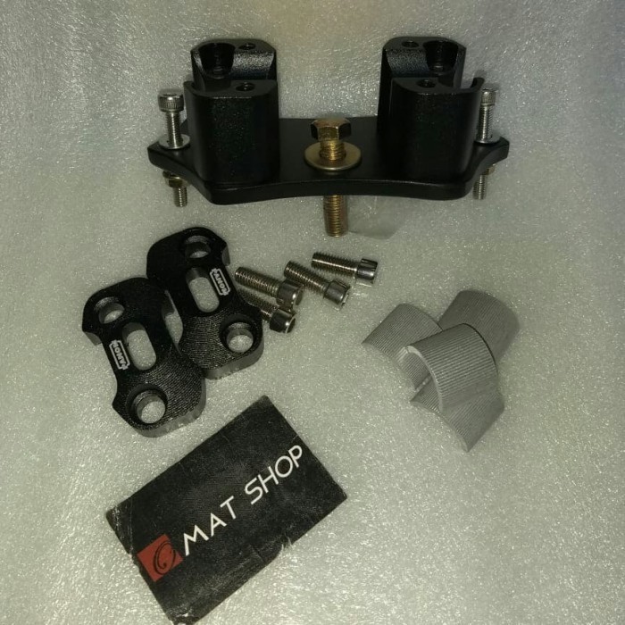 Raise + Breket Dudukan Stang Cross Bar / Fatbar R15 V2 Old Pnp