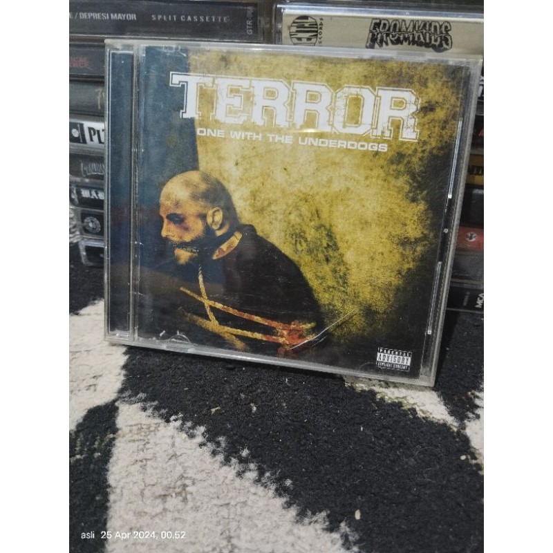 cd band punk, metal (terror, stars and rabit, fingerprint, beside, godplant, cassadaga, jason ranti,