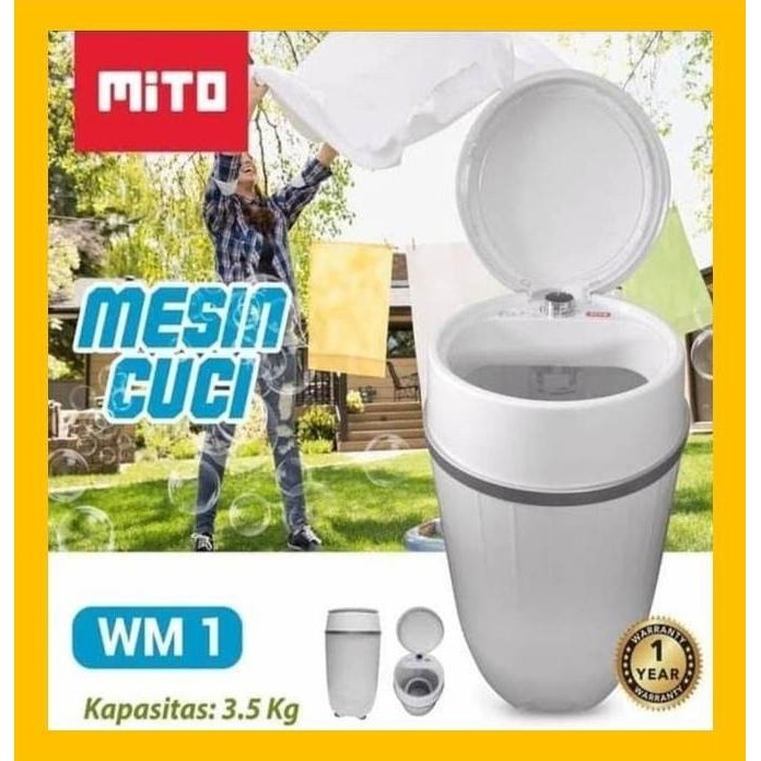 Mesin Cuci Portable Wm1 - Mesin Cuci Ni Portable 3,5 Kg Cuci