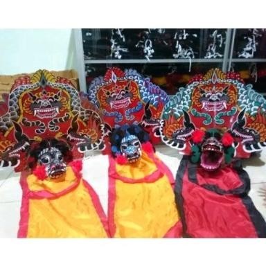 Mega Sale Barongan Plipit Pecut Barongan Anak2 Barongan Spon Full Set, Caplokan Spon, Setelan Baju R