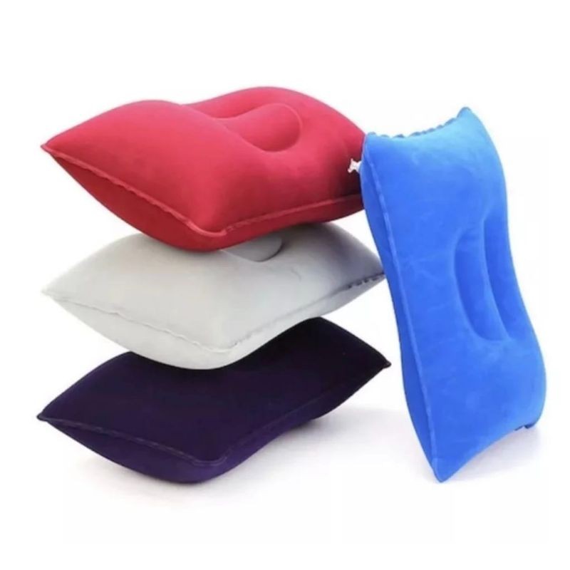 Bantal Leher / Bantal Kepala Angin Tiup Inflatable Air U Sheped Neck Mobil