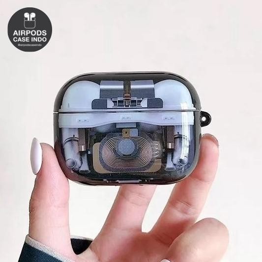 AIRPODS PRO MECHANICAL MACHINE TRANSPARENT SILICONE CASE AIRPODS PRO