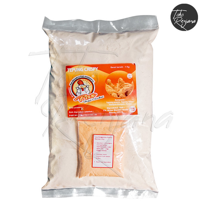 

Terlaris PAS Fried Chicken Tepung Super Crispy dan Marinasi Anti Gagal 1kg SALE