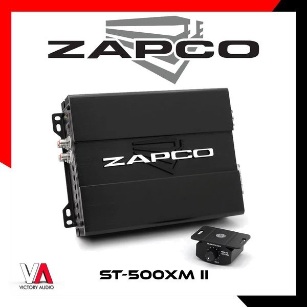 POWER AMPLIFIER MONOBLOCK ZAPCO ST-500XM II DEDICATED CLASS D BASS / SUBWOOFER AMPLIFIER 500 WATT