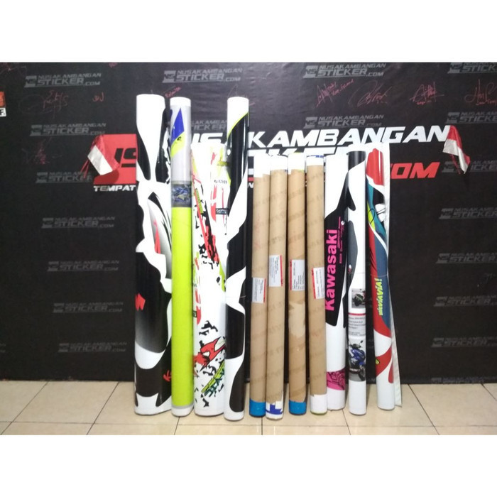 Decal Motor Sticker Motor Yamaha R15 V3 Biru Putih 003