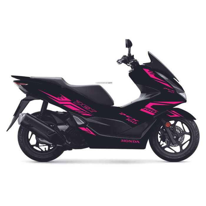 Stiker Lis/Striping Pcx Hitam160
