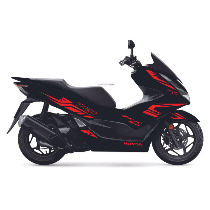 Stiker Lis/Striping Pcx Hitam160
