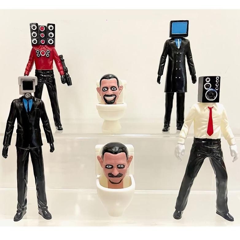 (mainan) Skibidi Toilet Figure Set / Mainan Skibidi Toilet Kualitas Premium TERLARIS