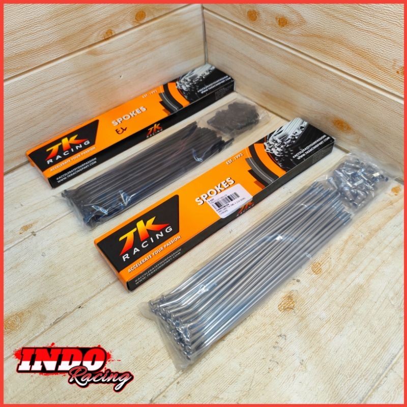 Jari Jari TK Racing Original Buat Motor KLX 150 Dtracker 150 Ring Velg 18 dan 21 36Hole Depan dan Be