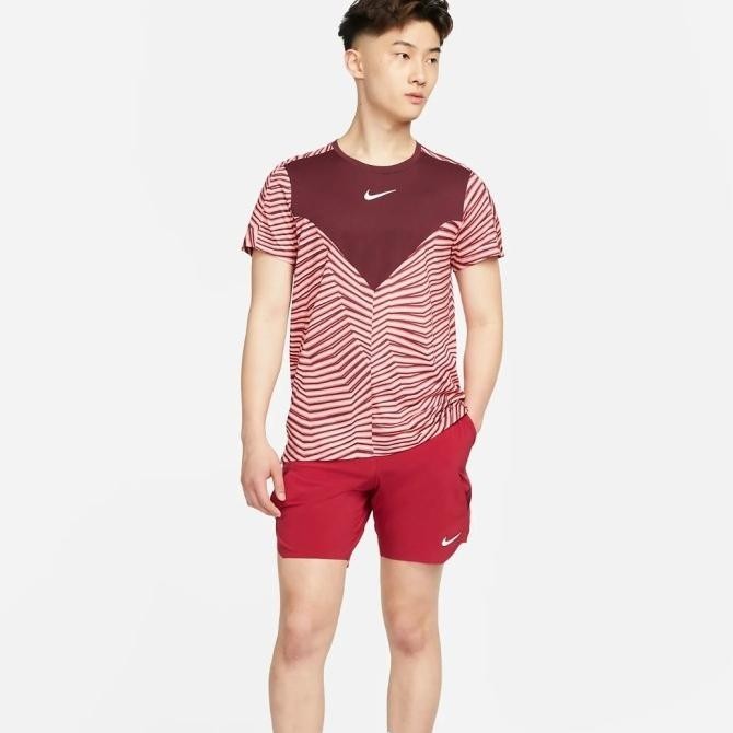 Celana tenis NikeCourt Dri-fit Slam Tennis short Red Original BNWT 23