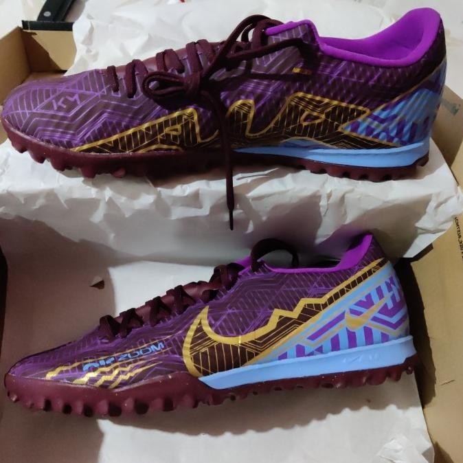Sepatu futsal Nike Zoom VPR15 Academy Turf Kylian Mbappe Original bnib