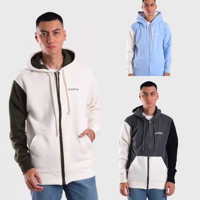 ZIPPER HOODIE ROUGHNECK MINI SIG PIPPING