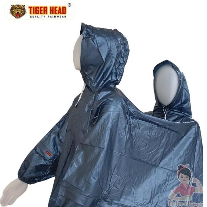 Jas Hujan Ponco Lengan Dua Kepala 2 in 1 Millenium TIGER HEAD 68227