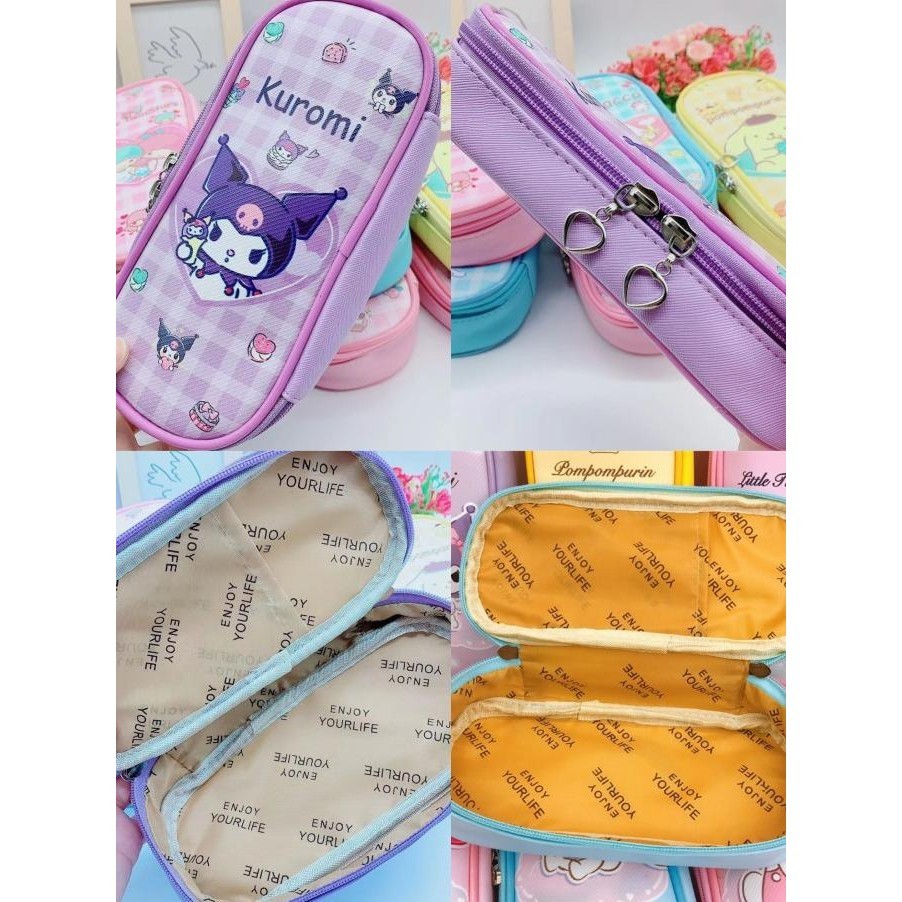 

Kotak pensil sanrio ATK09 tempat pen alat tulis sekolah kitty melody MJS03