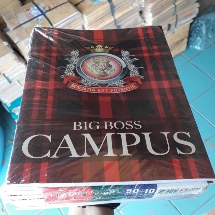 

SALE Buku Tulis Campus Big Boss 50 Lembar 1 pak isi 10 Buku ST045