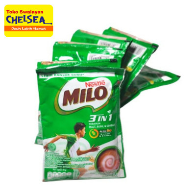 

Milo 3 IN 1 Activ Go 35gr per 2 renceng/ milo susu coklat bubuk 3in1