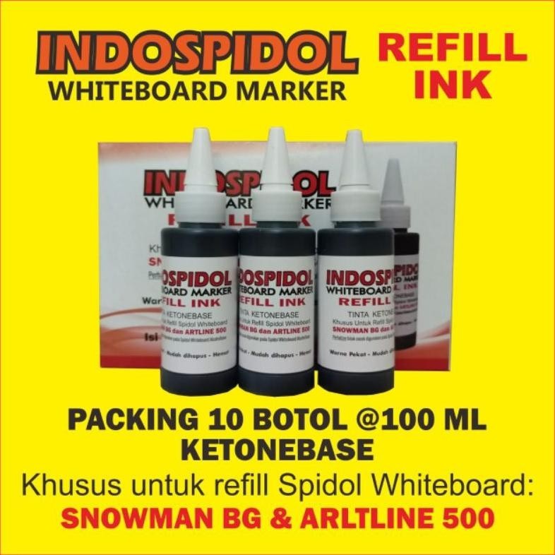 

Banyak Promooo !!! Tinta Isi Ulang Spidol Whiteboard (Indospidol) Rill
