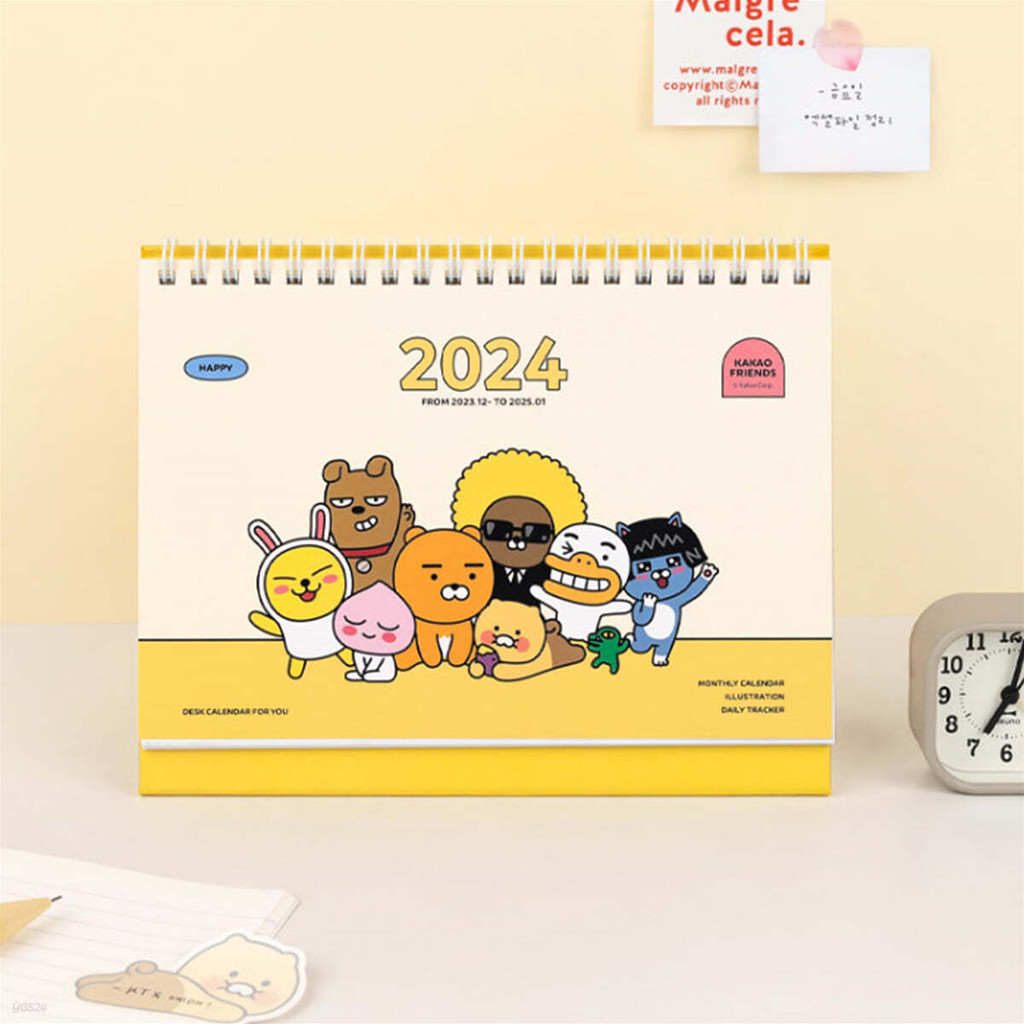 

KAKAO FRIENDS 2024 Desk Calendar - Small