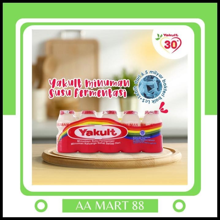 

HOT DEAL YAKULT MINUMAN SUSU FERMENTASI PROBIOTIK (ISI 5 PCS) !