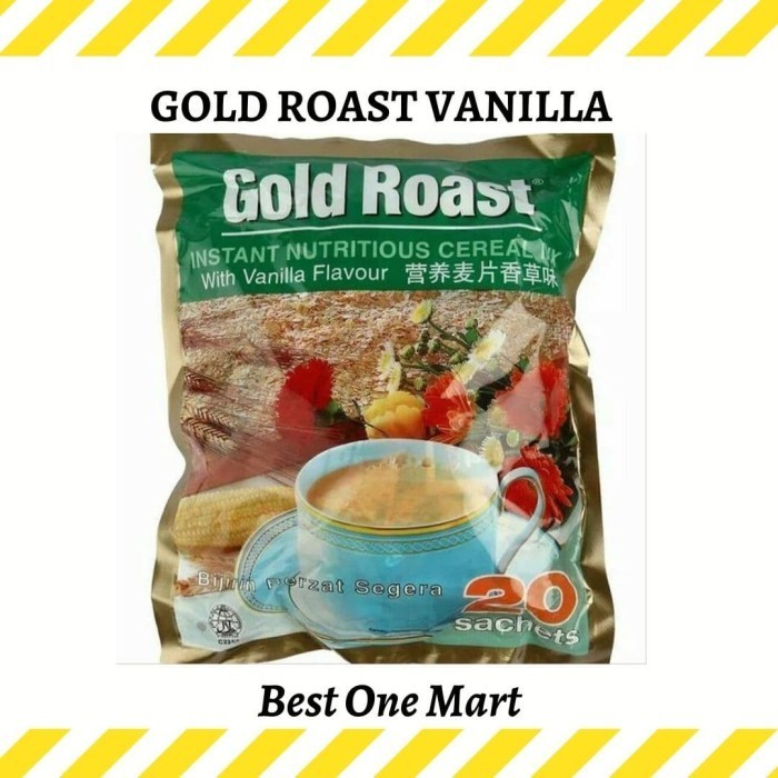 

Gold Roast Cereal Vanilla Flavour Sereal Instant Rasa Vanilla 600 G